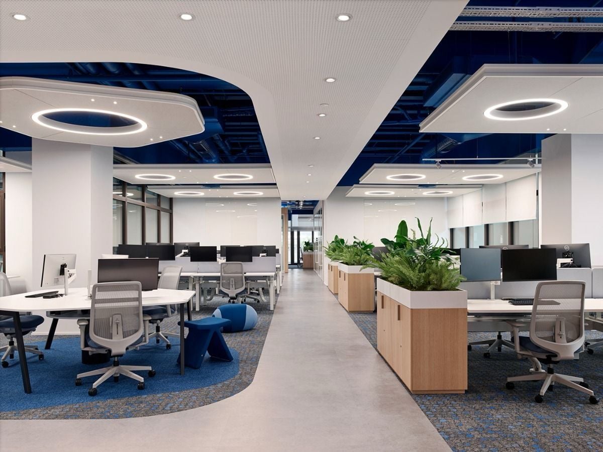 Modern workspace design by Outtabox
